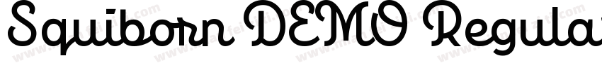 Squiborn DEMO Regular字体转换